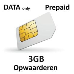 SIMkaart opwaarderen met 3GB