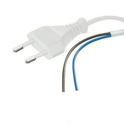 Netsnoer stroom aansluitkabel 230V 1.5 meter WIT